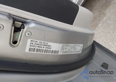 2021 Chrysler Pacifica Touring Awd z USA, uszkodzony, nr VIN 2C4RC3FG1MR575451